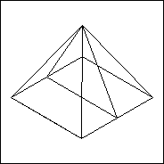 Creating Basic Isometric Shapes - the pyramid 2